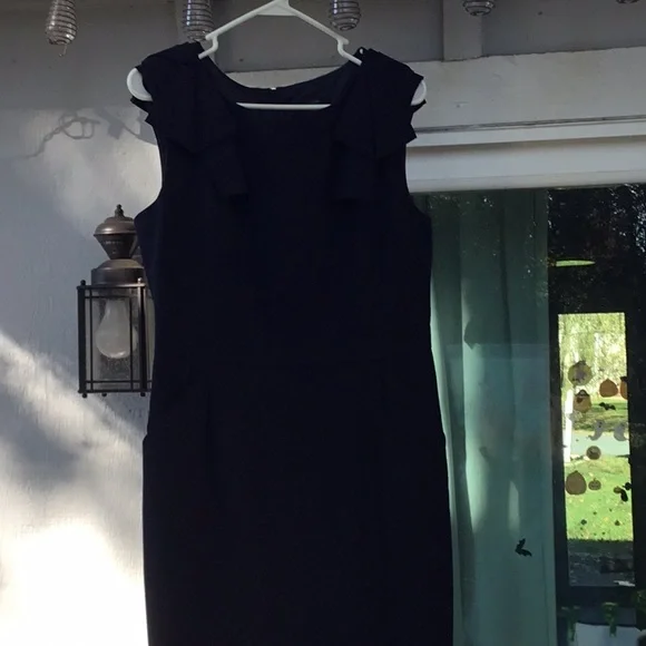 J Crew navy blue lightweight wool dress. - Picture 14 of 15